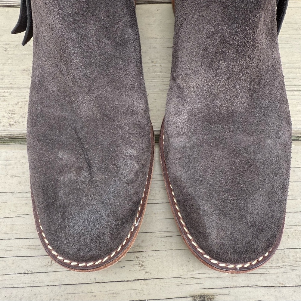 See by Chloe suede Louise ankle booties in Dark Brown size 37 - Picture 4 of 16